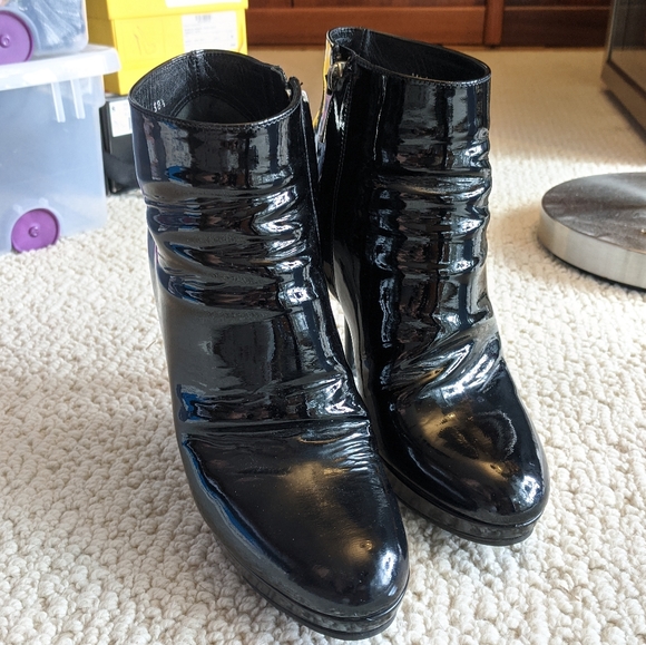 Dior Patent Leather Ankle Boots - Picture 7 of 14